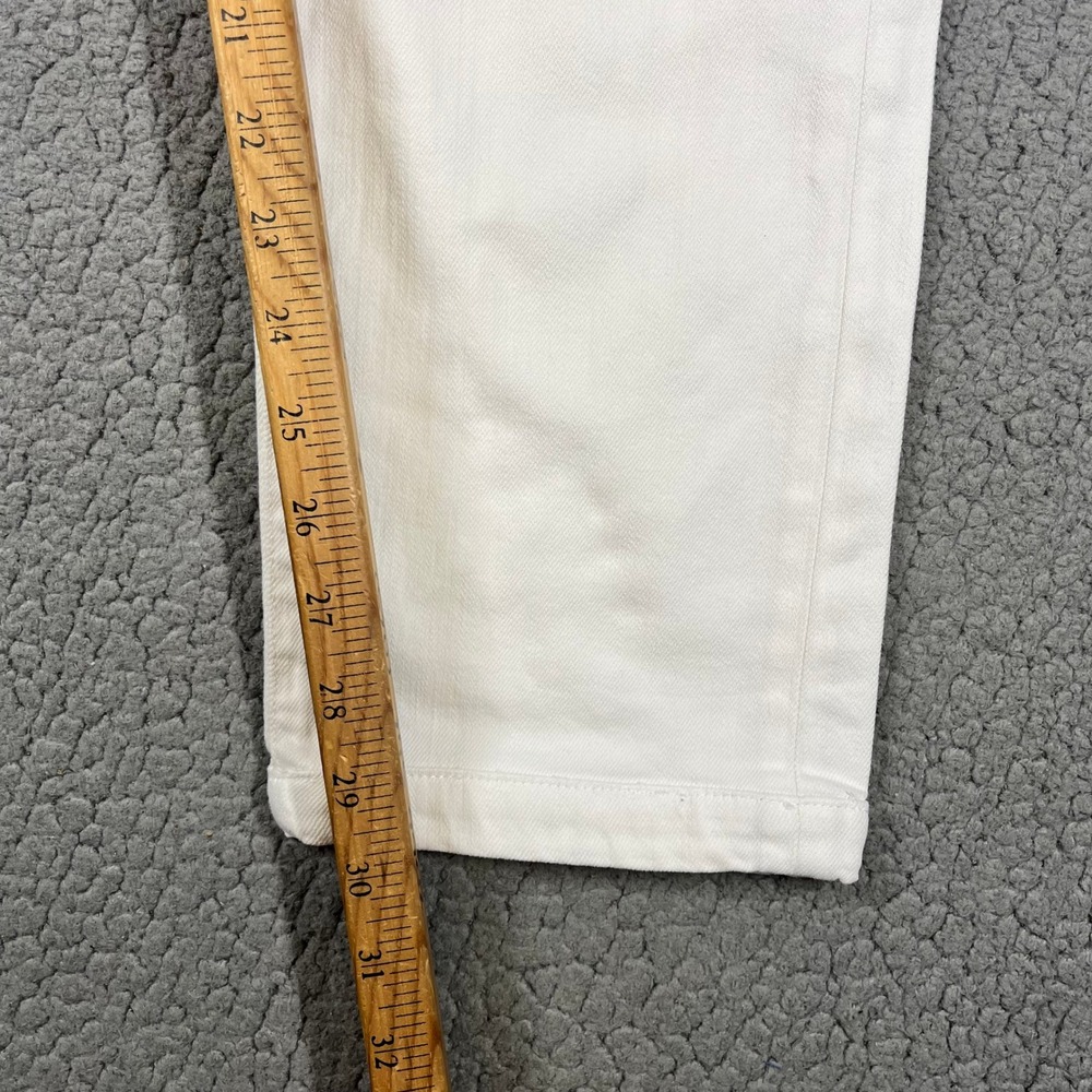 Marco Pescarolo Nerano Denim Jeans Napoli 1 White Mens 54 Made in Italy 39J16 - Picture 12 of 14